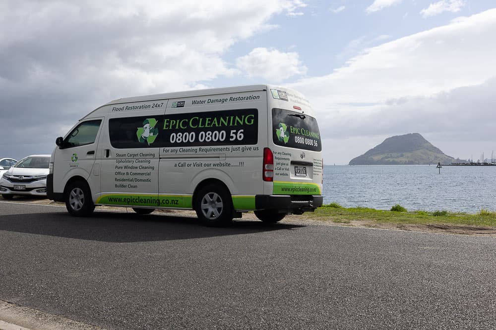 Get a free quote - Epic Cleaning Van