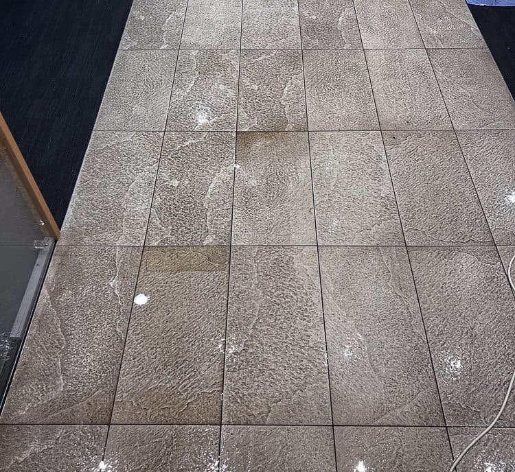 Tile floor